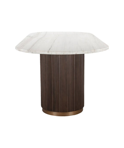 Oval Marble Dining Table