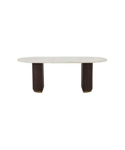Oval Marble Dining Table