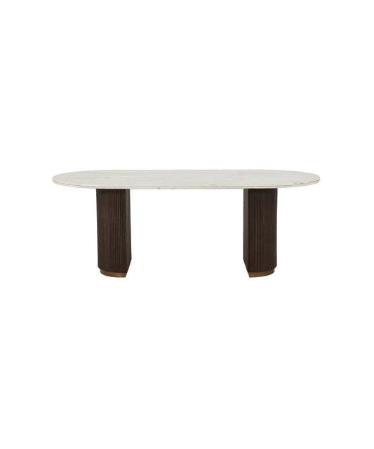 Oval Marble Dining Table