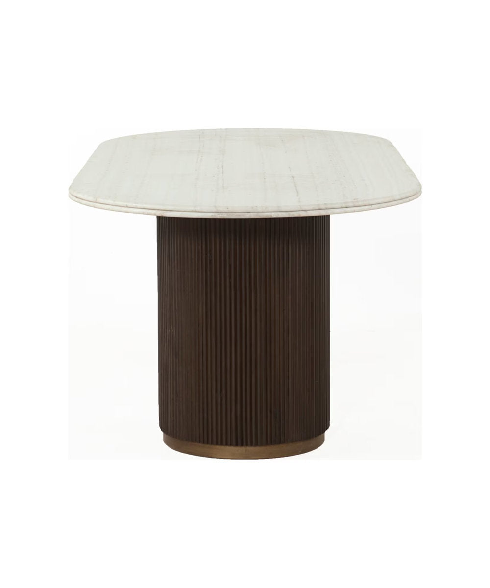 Oval Marble Dining Table
