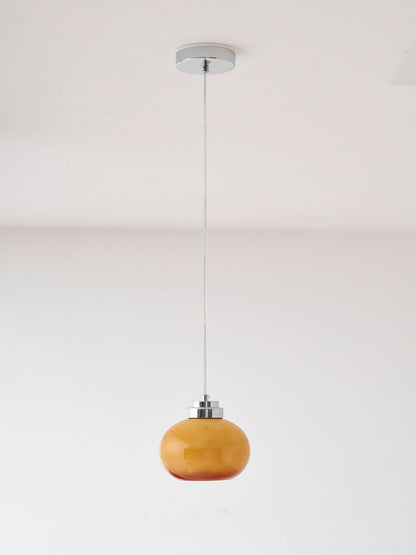 Oval Persimmon Pendant Light