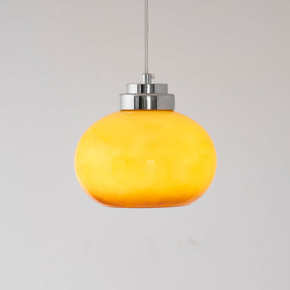 Oval Persimmon Pendant Light