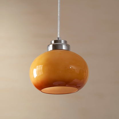 Oval Persimmon Pendant Light