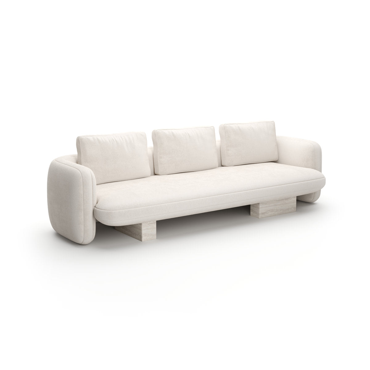 Overlap Sofa Dark Taupe
