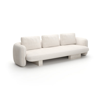 Overlap Sofa Dark Taupe