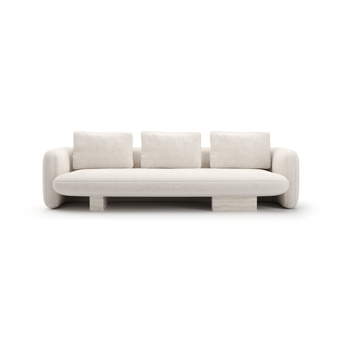 Overlap Sofa Dark Taupe
