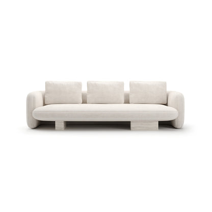 Overlap Sofa Dark Taupe