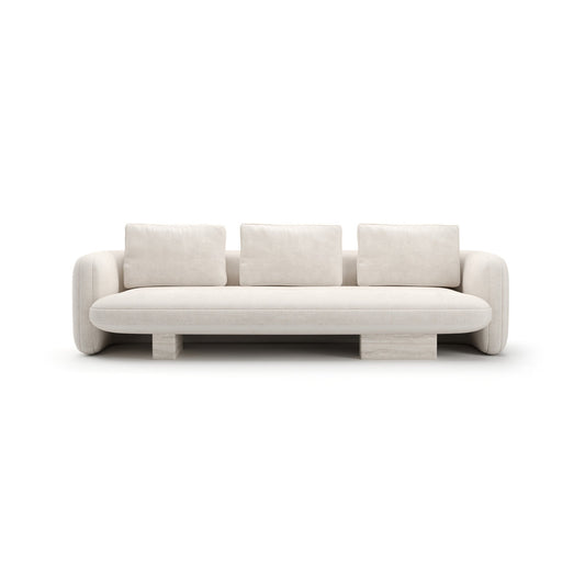 Overlap Sofa Dark Taupe