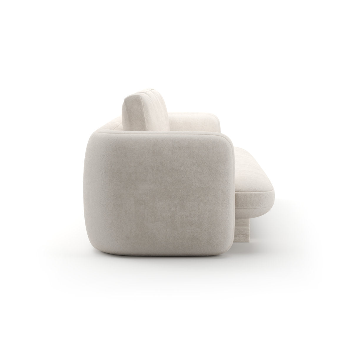 Overlap Sofa Dark Taupe