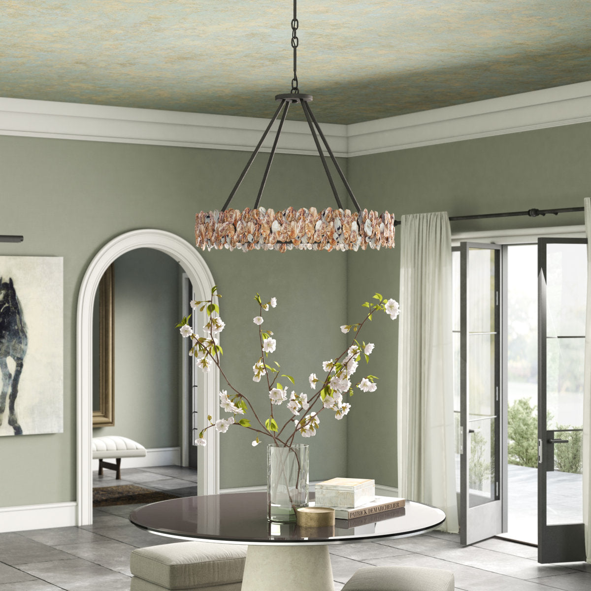 Oyster 8 - Light Chandelier