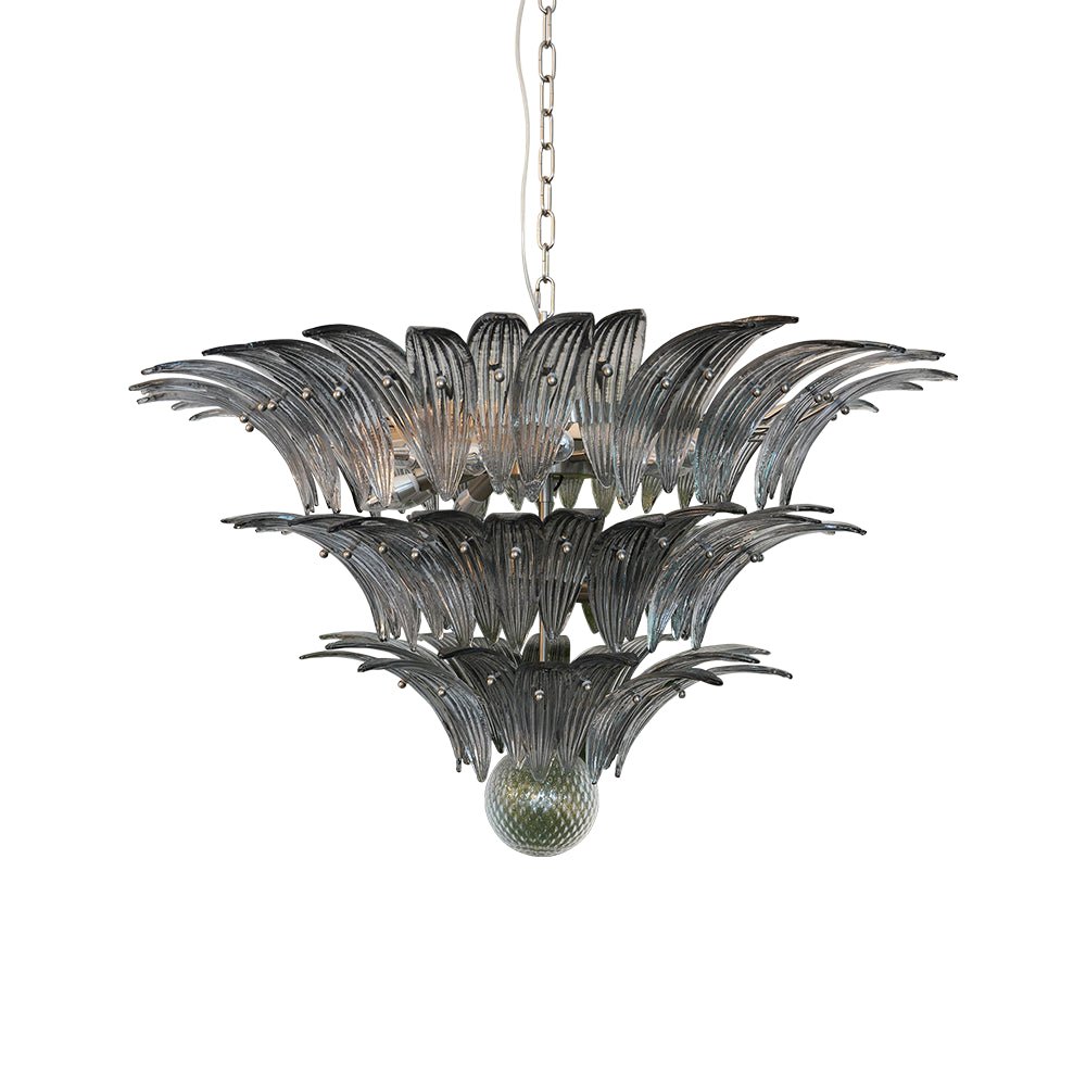 Palm Grove Glass Chandelier