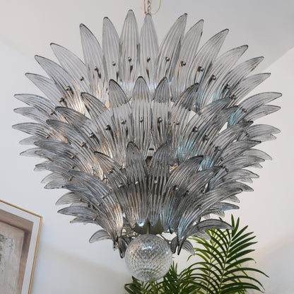 Palm Grove Glass Chandelier