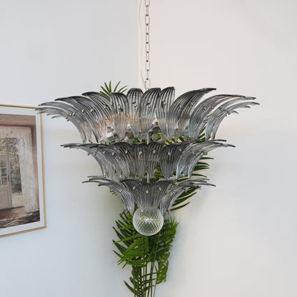Palm Grove Glass Chandelier