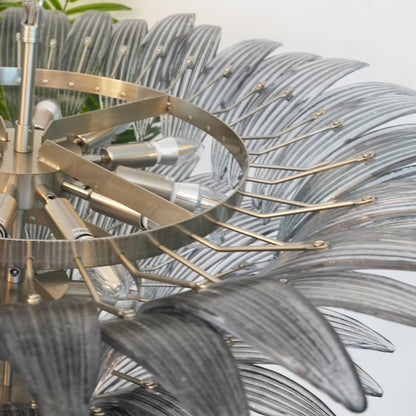 Palm Grove Glass Chandelier