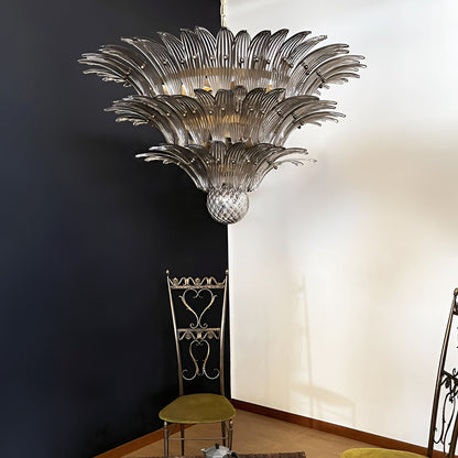Palm Grove Glass Chandelier