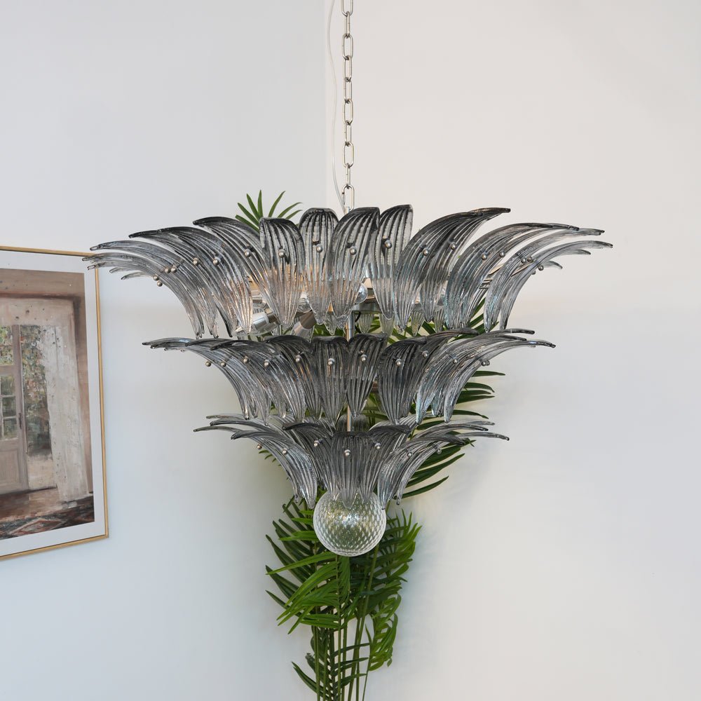 Palm Grove Glass Chandelier