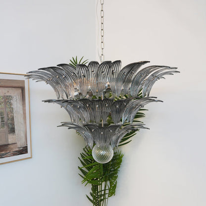 Palm Grove Glass Chandelier