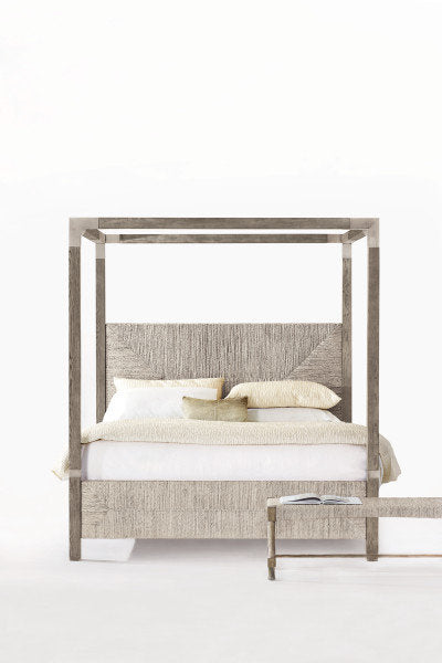 Palma Solid Wood Low Profile Canopy Bed