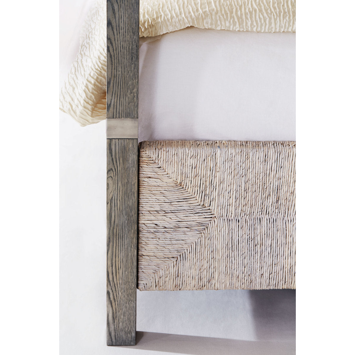 Palma Solid Wood Low Profile Canopy Bed
