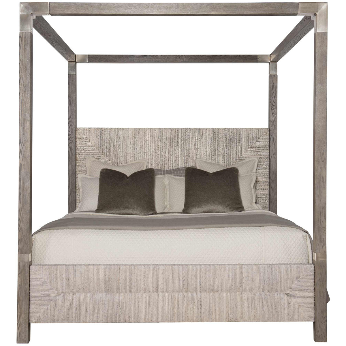 Palma Solid Wood Low Profile Canopy Bed