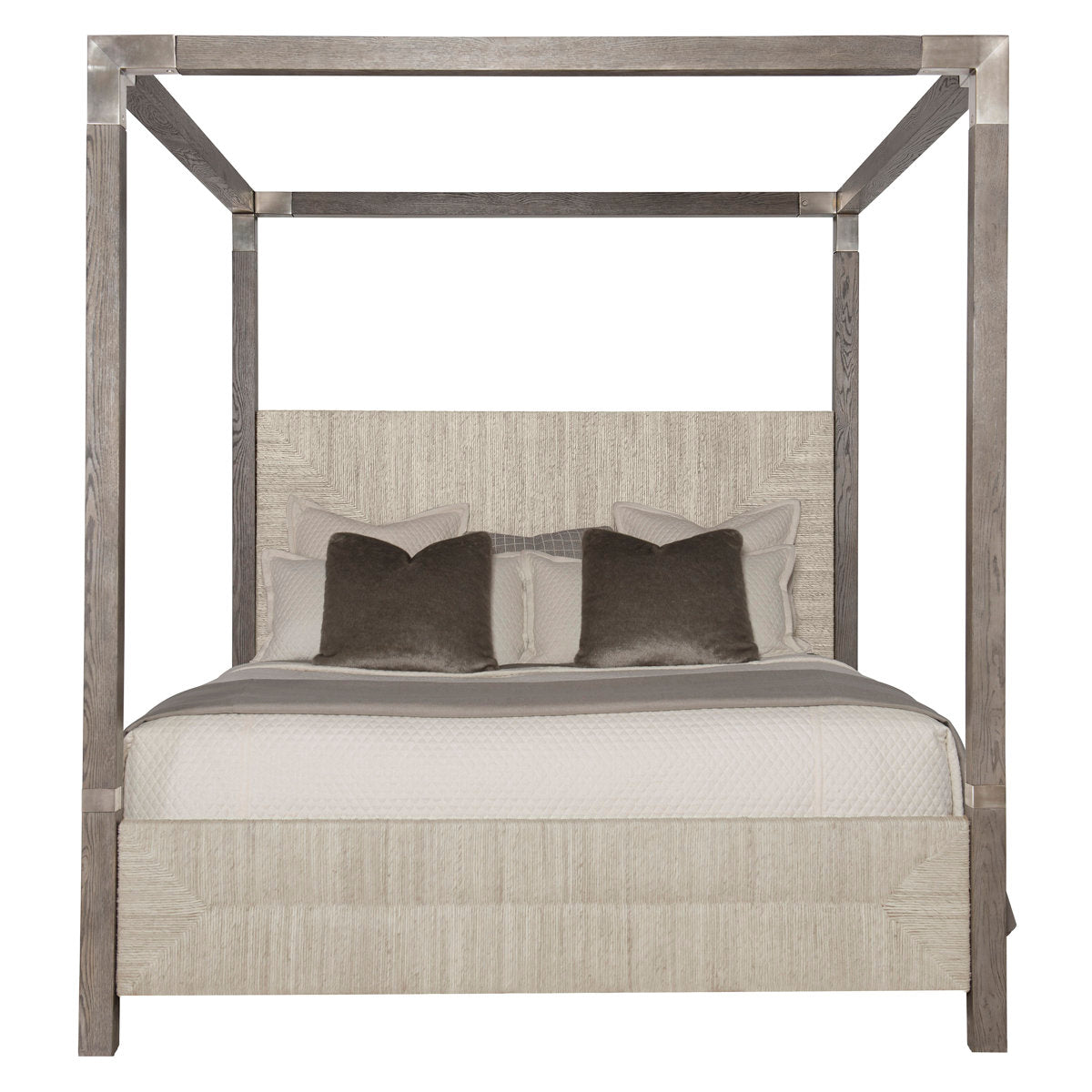 Palma Solid Wood Low Profile Canopy Bed