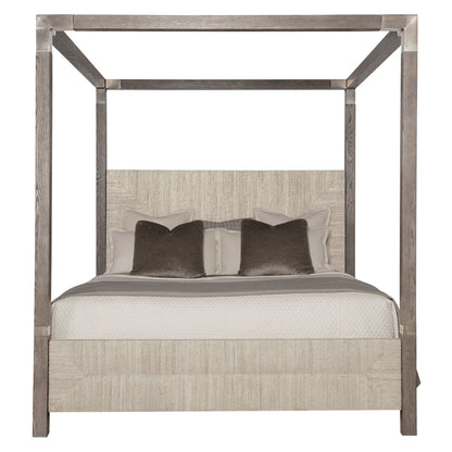 Palma Solid Wood Low Profile Canopy Bed
