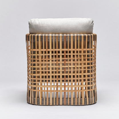 Palms Armchair Chair with Ottoman