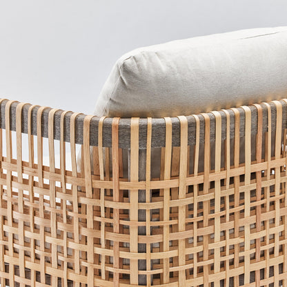 Palms Armchair Chair with Ottoman