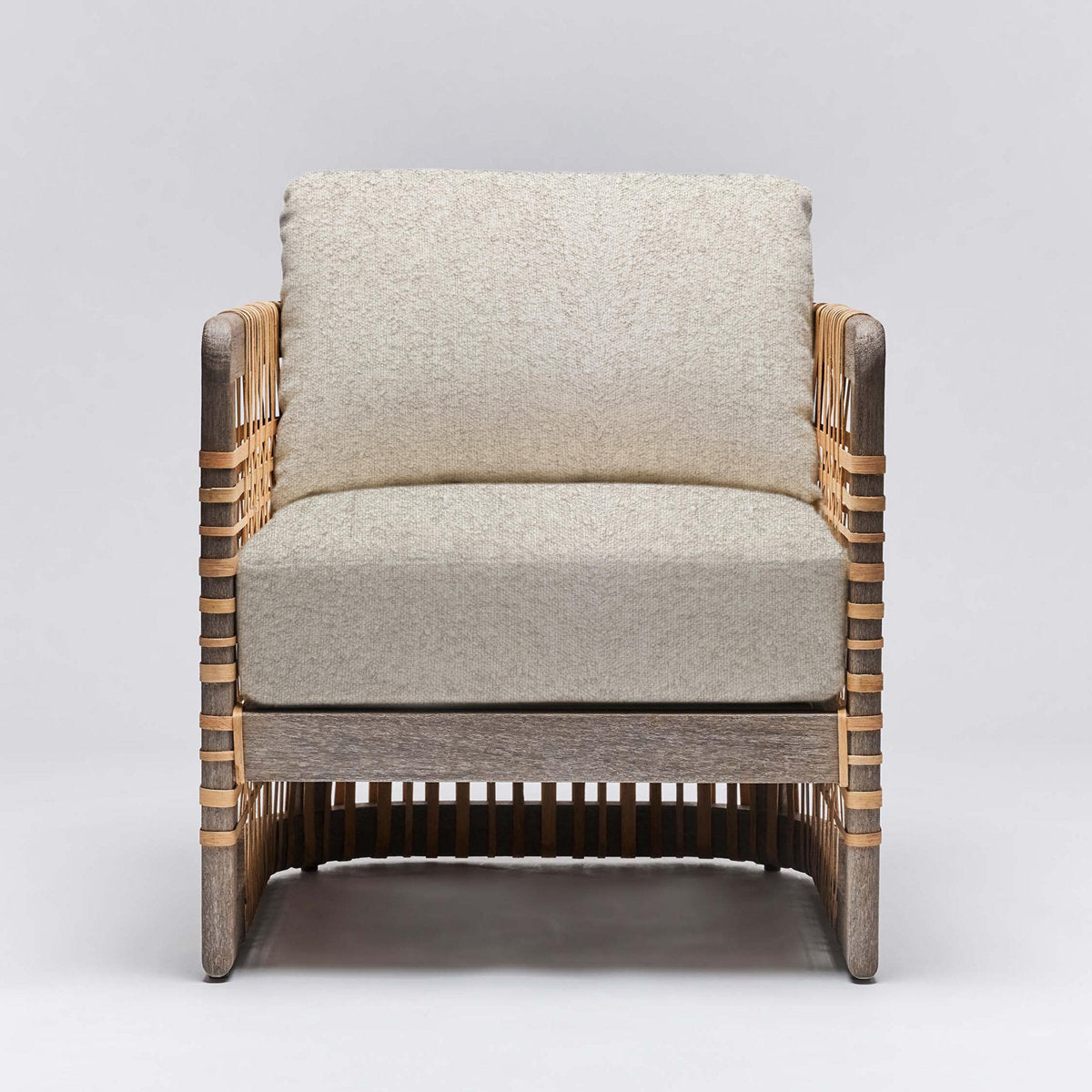 Palms Armchair Chair with Ottoman