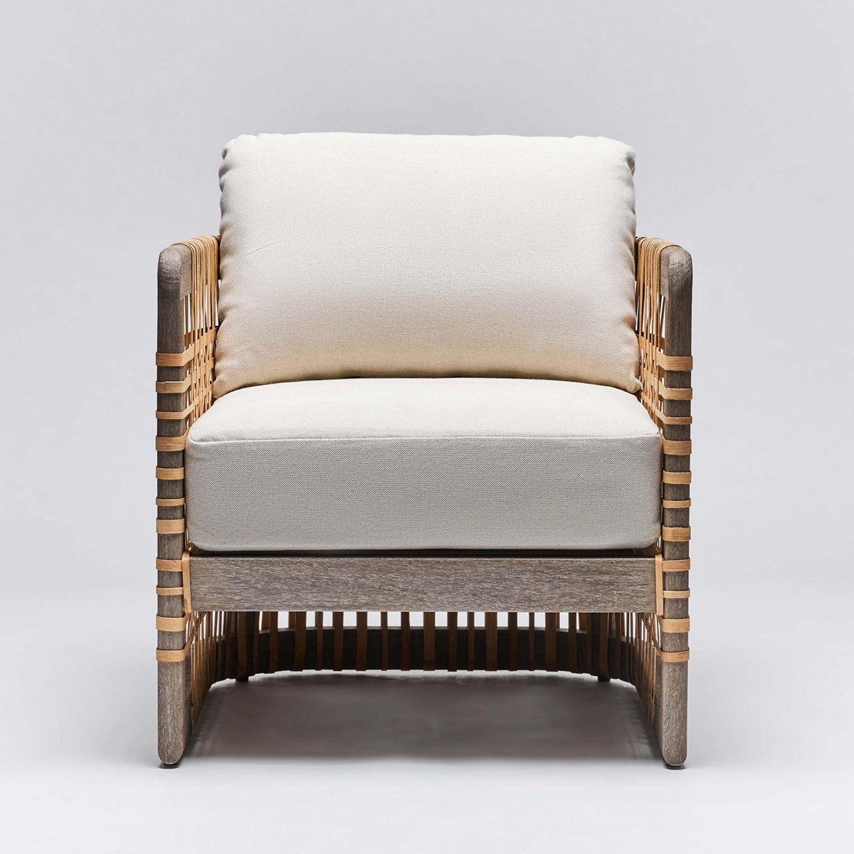 Palms Armchair Chair with Ottoman