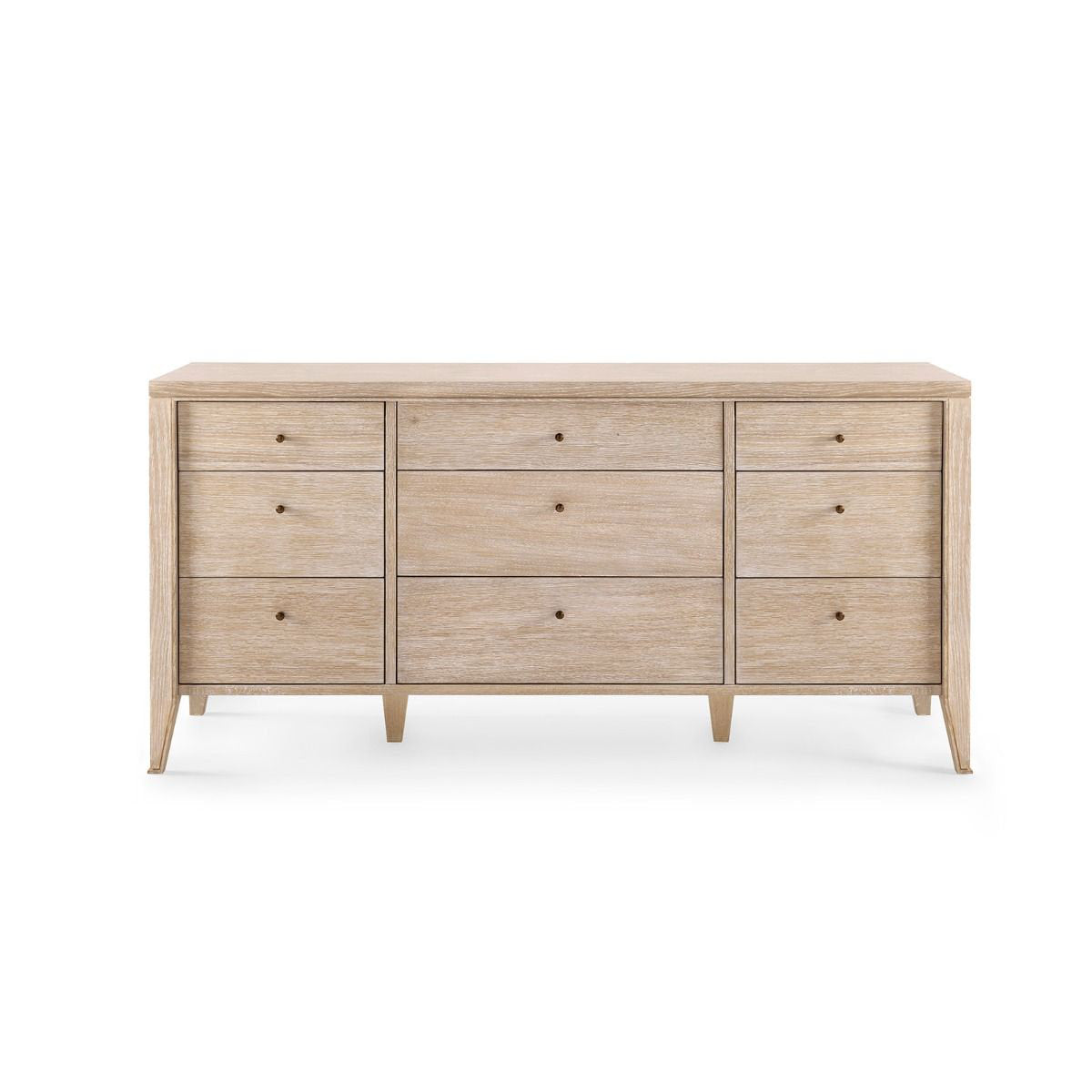Paola 9 - Drawer Solid Wood Dresser