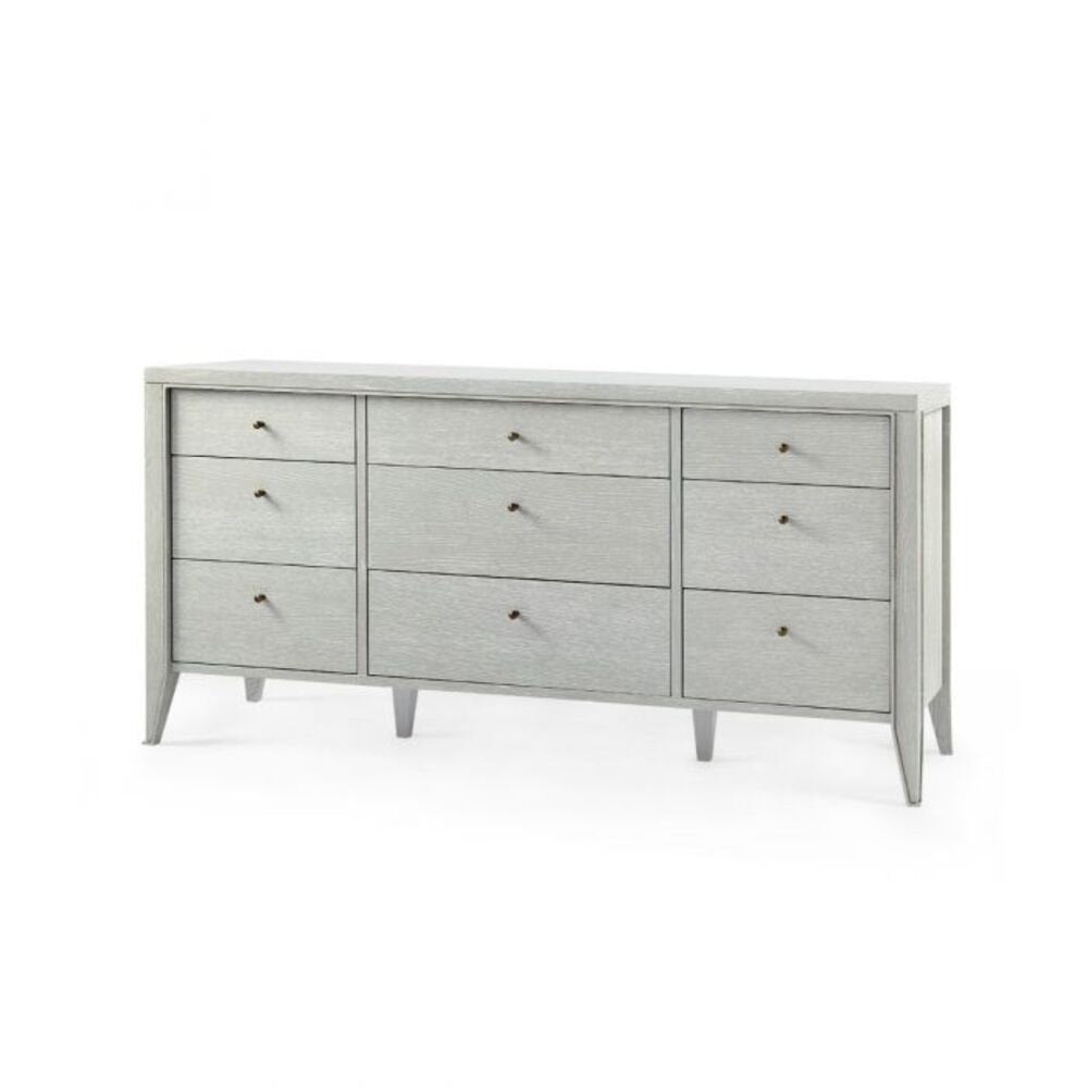 Paola 9 - Drawer Solid Wood Dresser