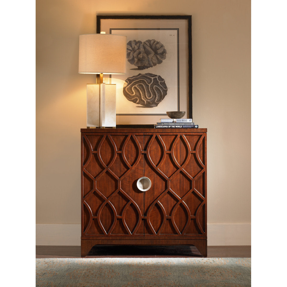 Paragon Club Solid Wood Accent Cabinet