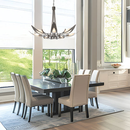 Parasol 7-Light Chandelier - Sterling