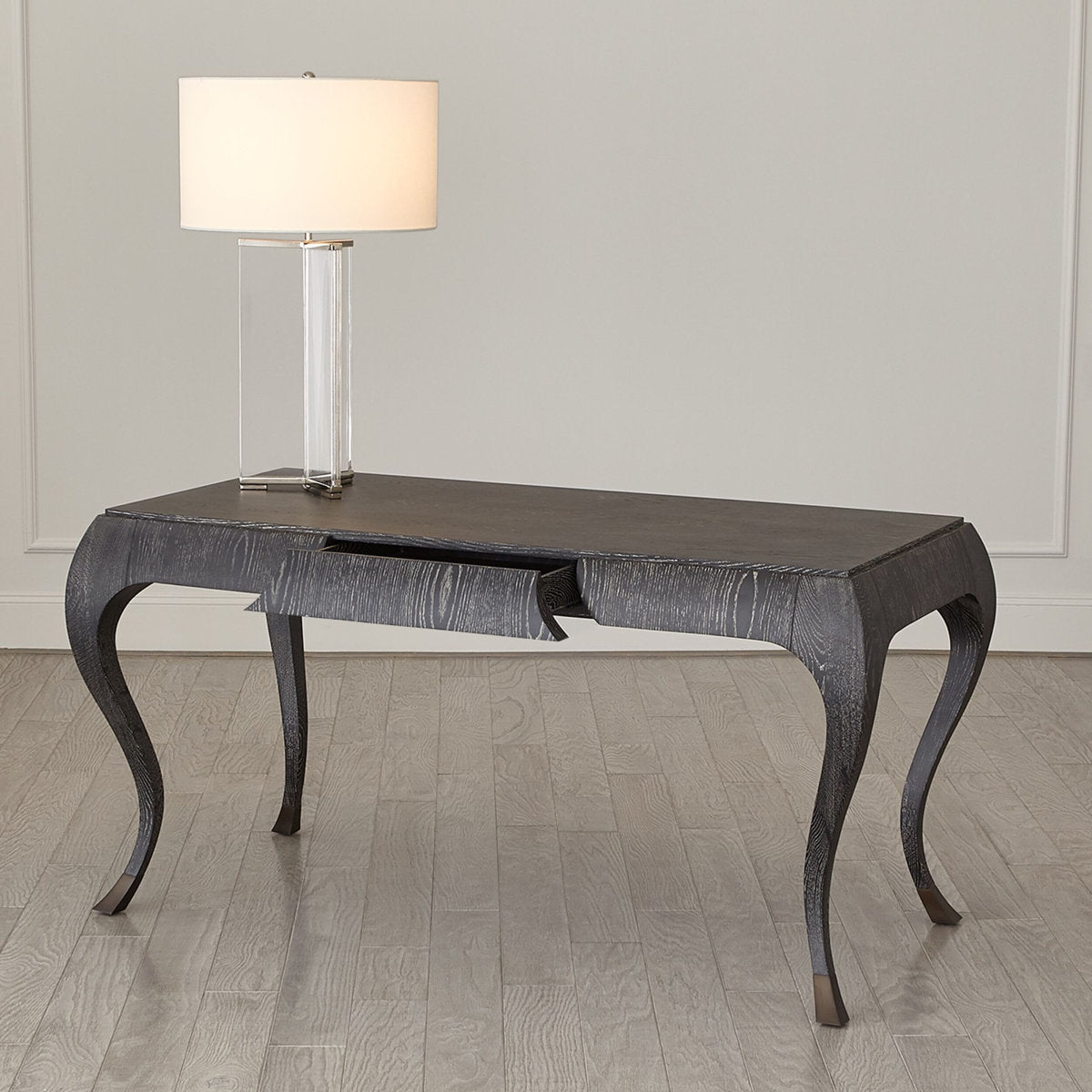 Paris Desk-Grey Sandblasted Oak