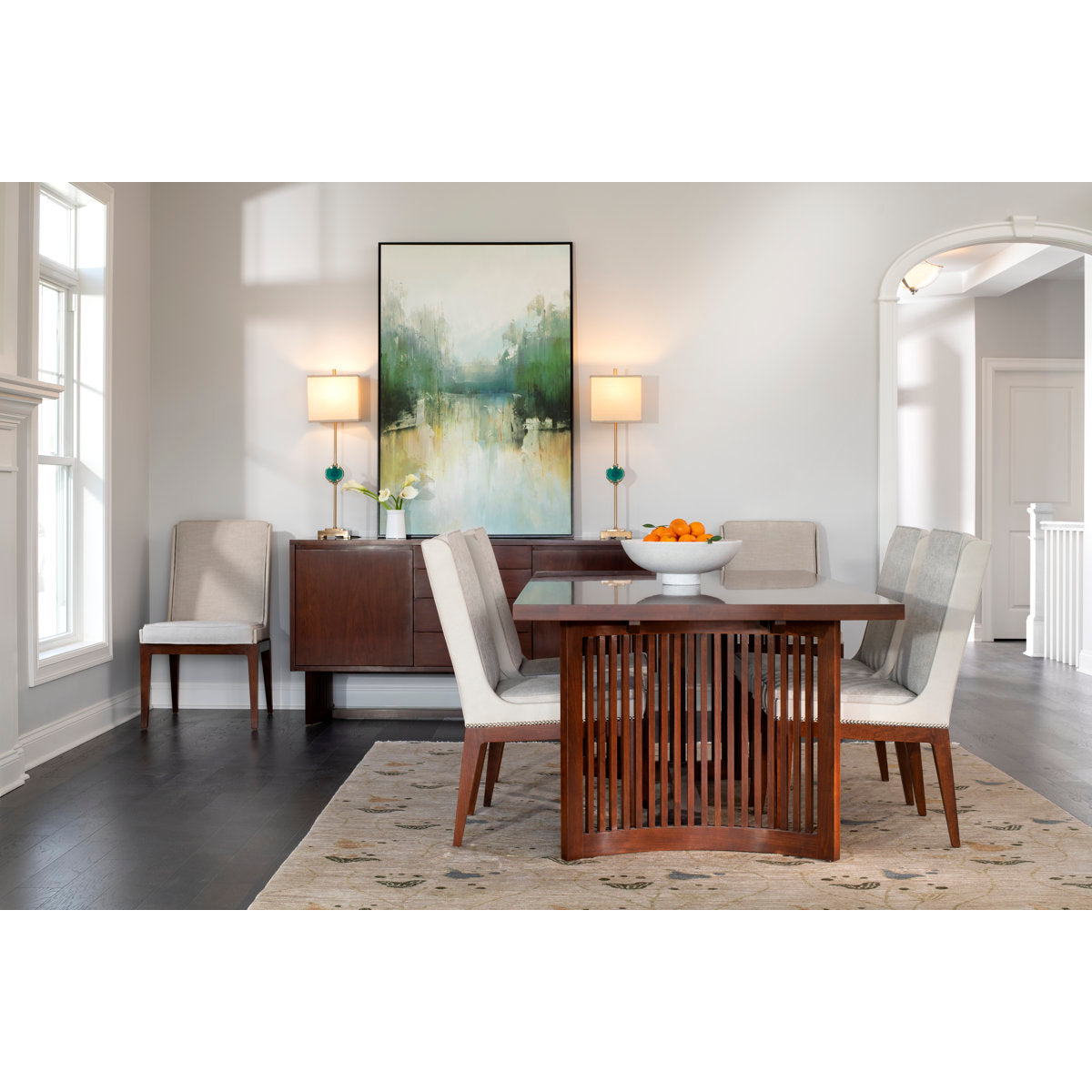 Park Slope Extendable Solid Wood Trestle Dining Table