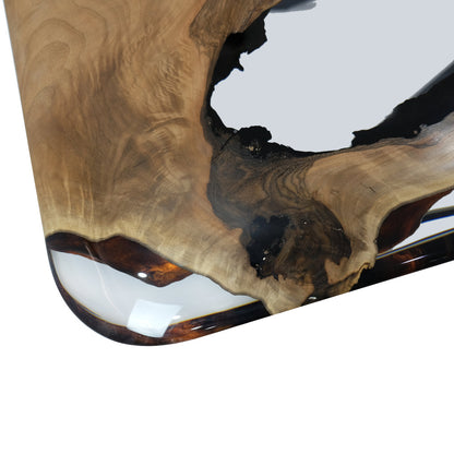 Parthenope Walnut Wood Dining Table