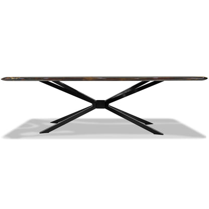 Parthenope Walnut Wood Dining Table