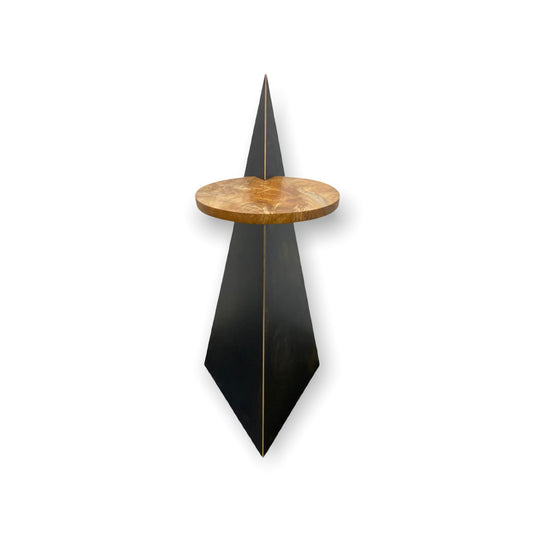 Peak/Plateau Solid Wood End Table