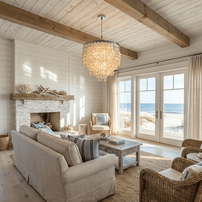 Pearl Shell Chandelier