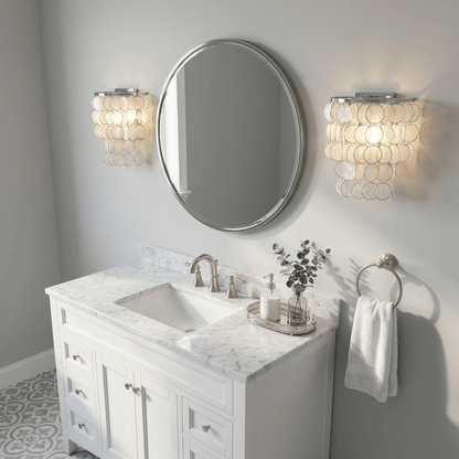 Pearl Shell Wall Lamp