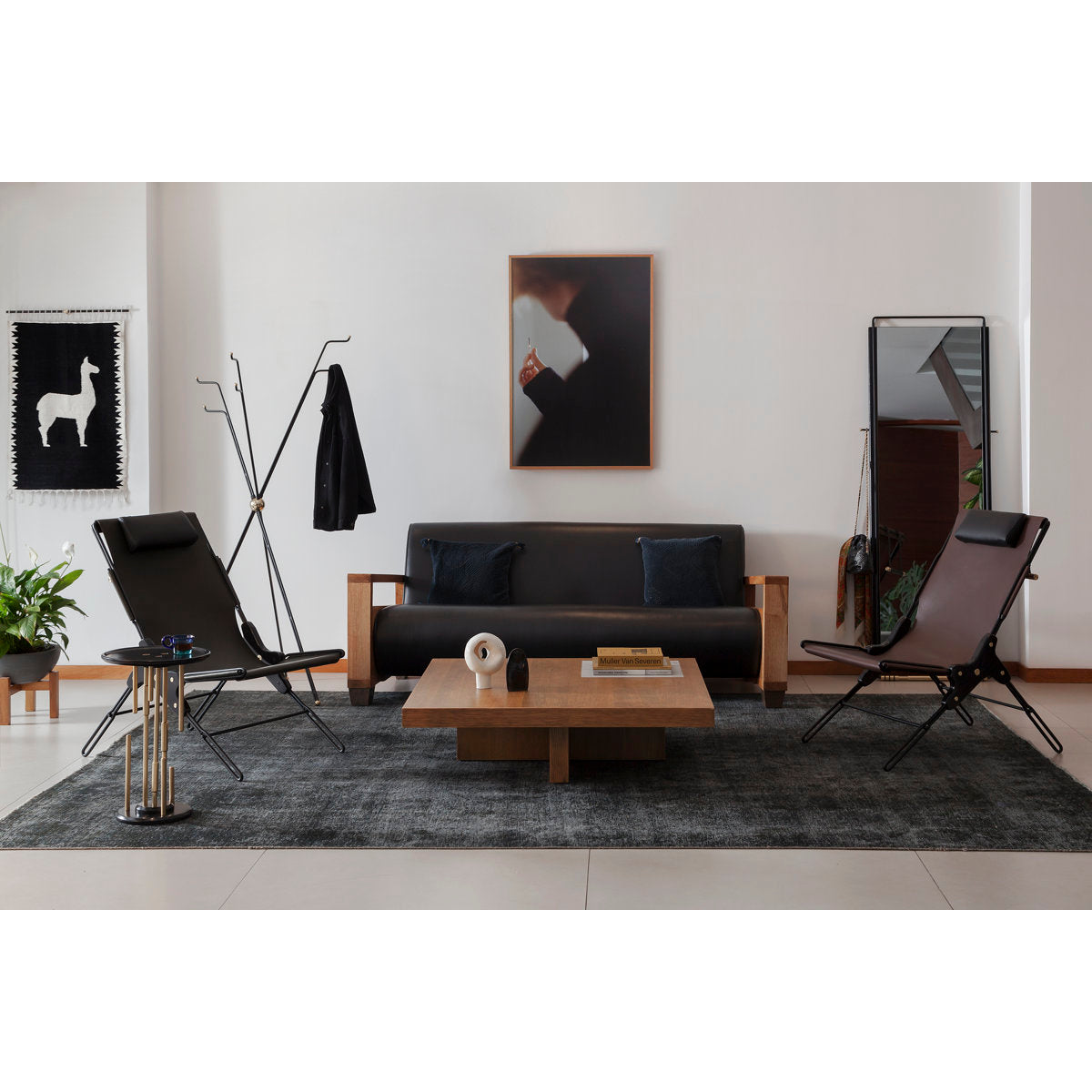 Perfidia Leather Lounge Chair