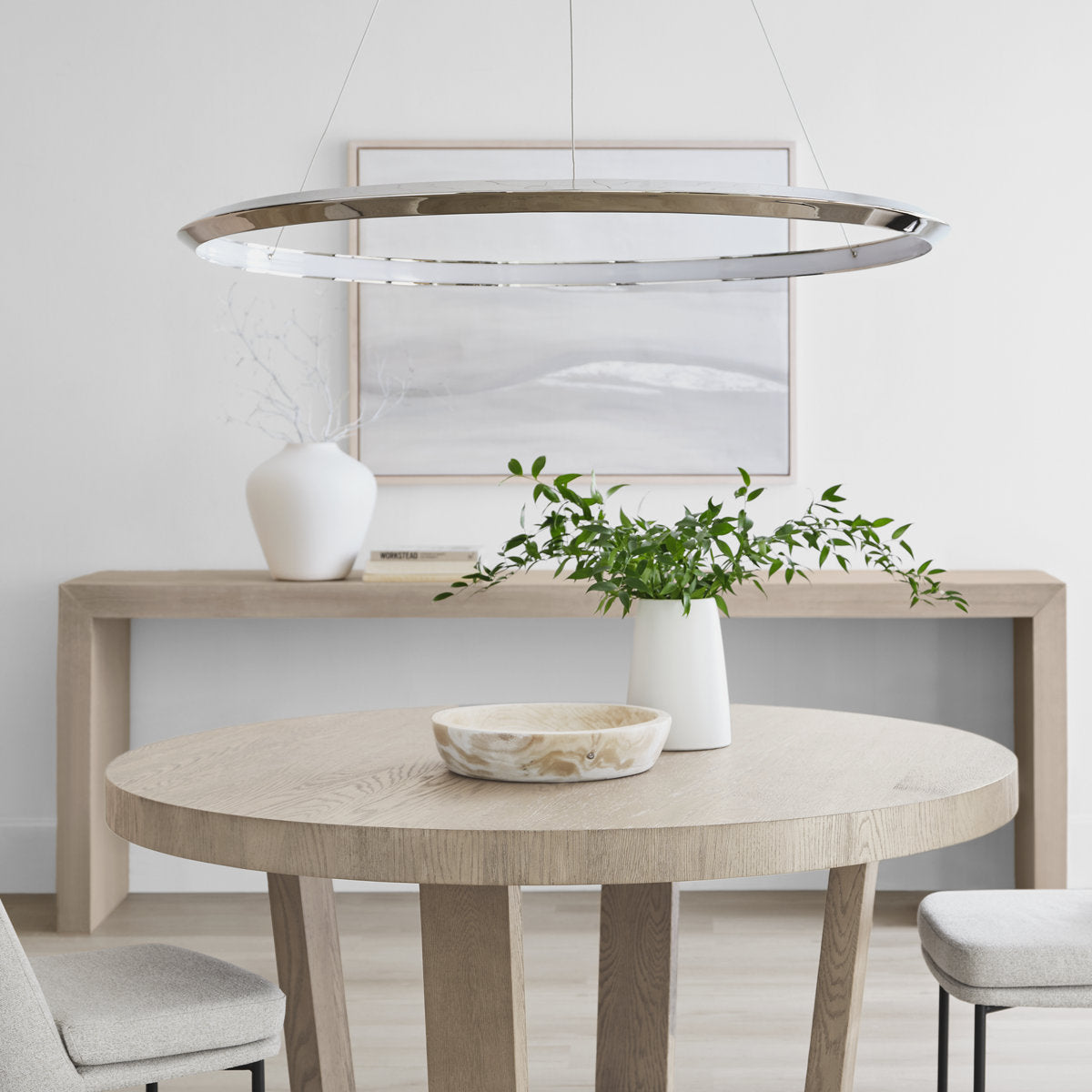 Peter Bristol Encircle 48" Ring Chandelier