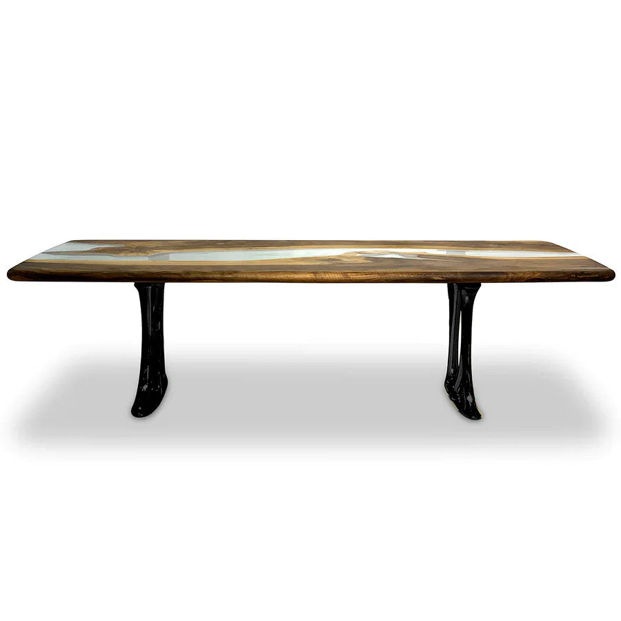 Pheraea Walnut Wood Dining Table