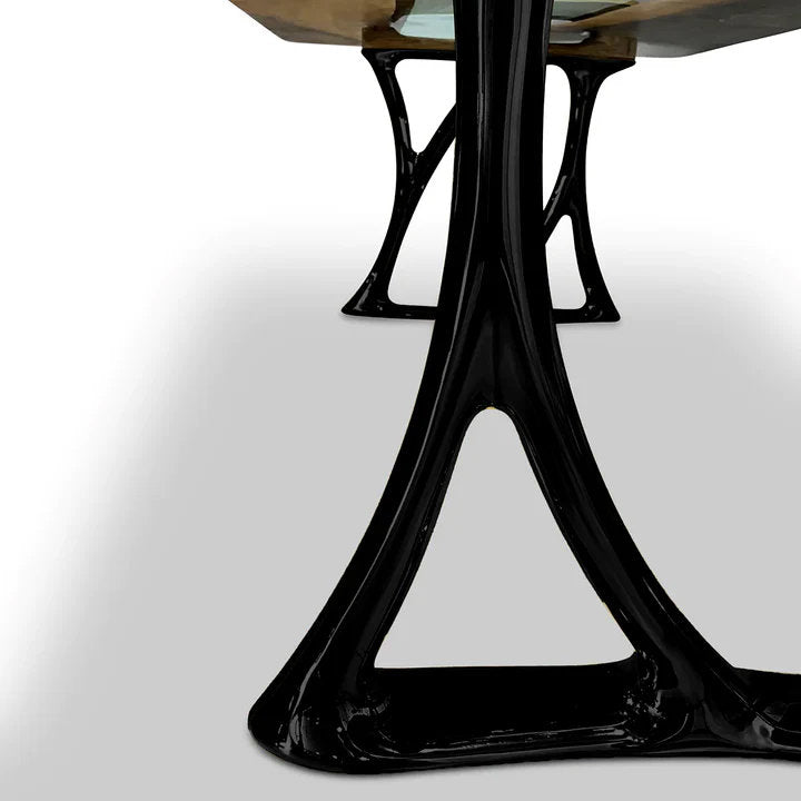Pheraea Walnut Wood Dining Table