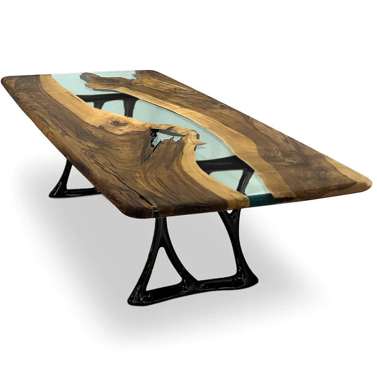 Pheraea Walnut Wood Dining Table