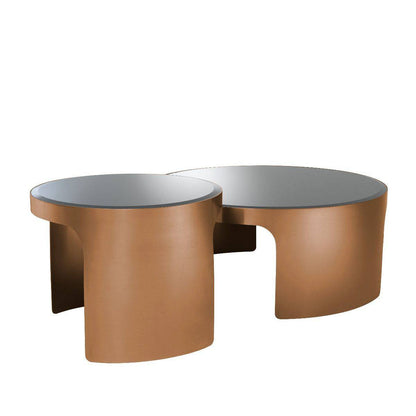 Piemonte Glass Nesting Coffee Table