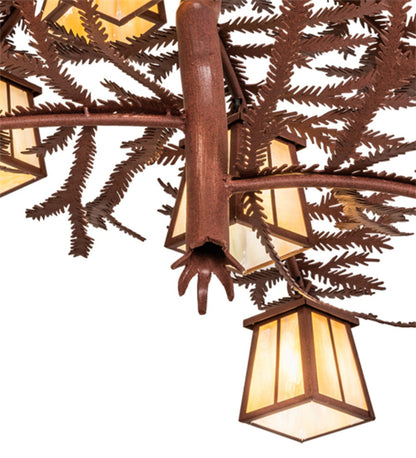 Pine Branch 12 - Light Chandelier