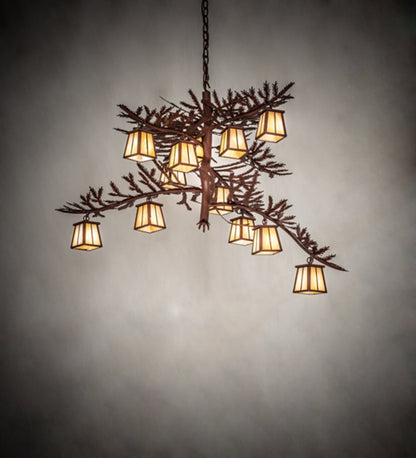 Pine Branch 12 - Light Chandelier