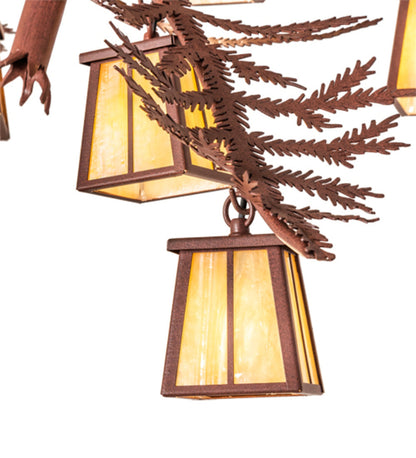 Pine Branch 12 - Light Chandelier